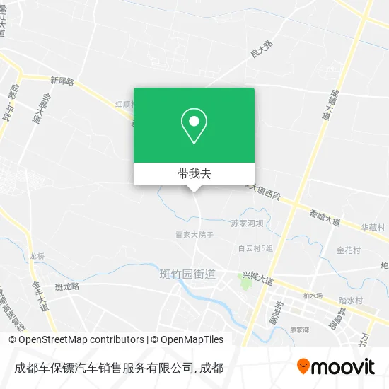 成都车保镖汽车销售服务有限公司地图