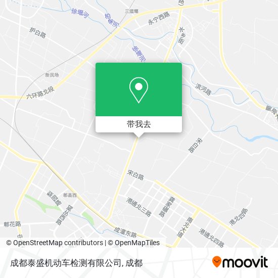 成都泰盛机动车检测有限公司地图