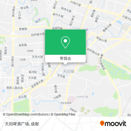 天回啤酒广场地图