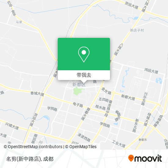 名剪(新中路店)地图