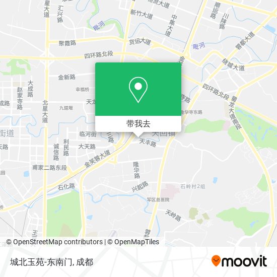 城北玉苑-东南门地图