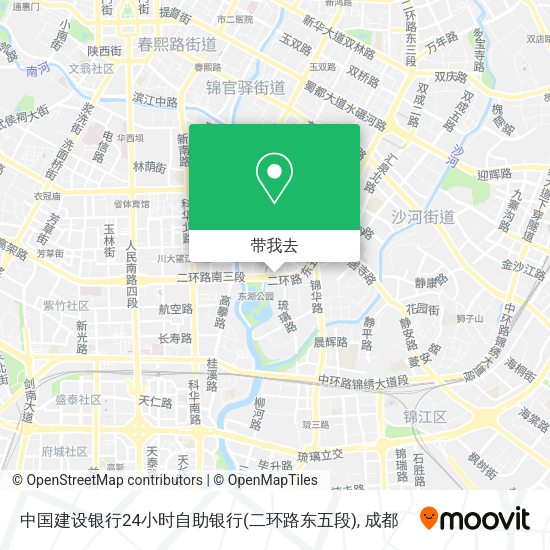 中国建设银行24小时自助银行(二环路东五段)地图