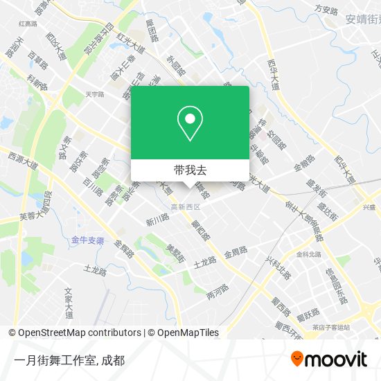 一月街舞工作室地图