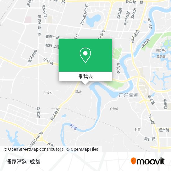 潘家湾路地图