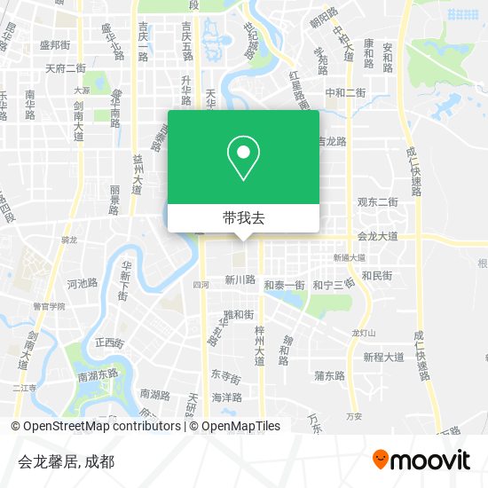 会龙馨居地图
