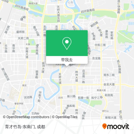 育才竹岛-东南门地图