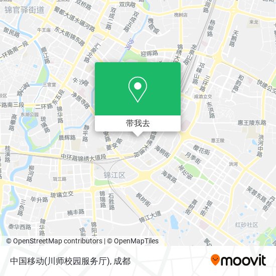 中国移动(川师校园服务厅)地图