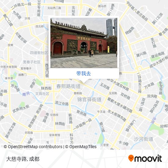 大慈寺路地图