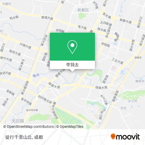 徒行千里山丘地图