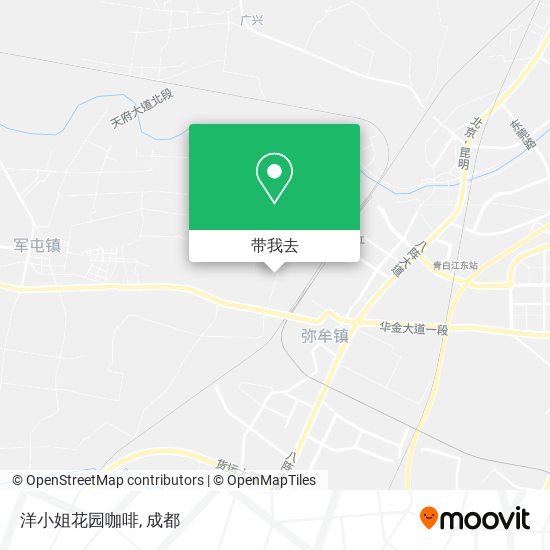 洋小姐花园咖啡地图