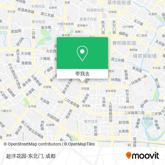 超洋花园-东北门地图