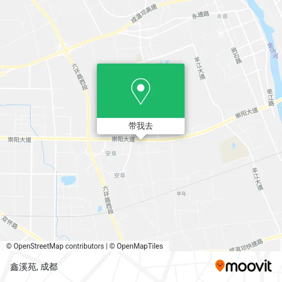鑫溪苑地图