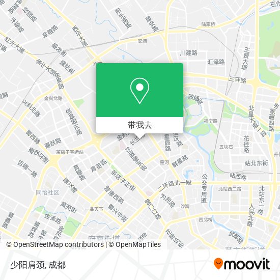 少阳肩颈地图