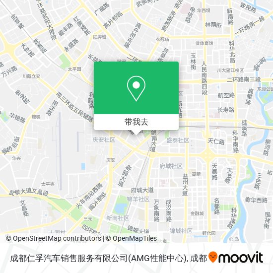 成都仁孚汽车销售服务有限公司(AMG性能中心)地图