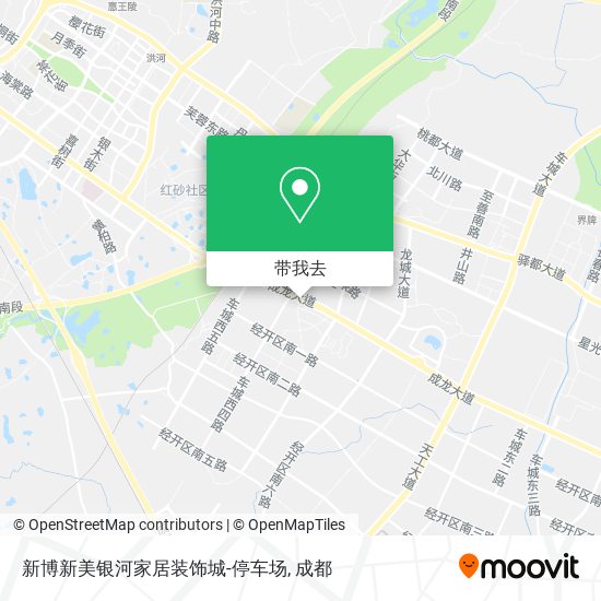 新博新美银河家居装饰城-停车场地图