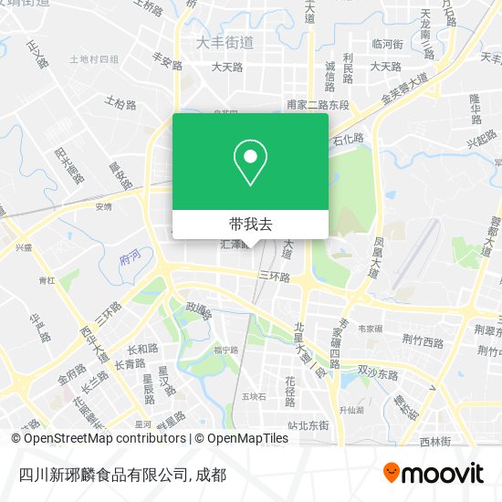 四川新琊麟食品有限公司地图