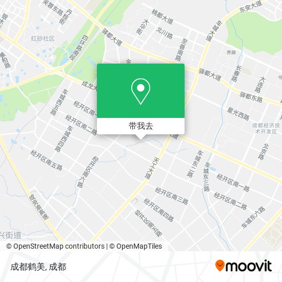 成都鹤美地图