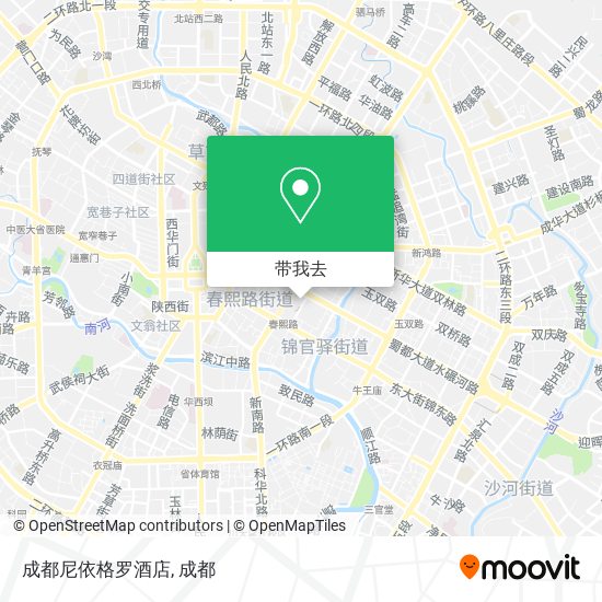 成都尼依格罗酒店地图