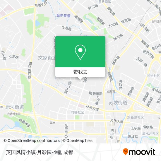 英国风情小镇·月影园-4幢地图