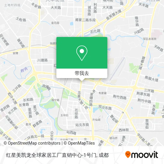 红星美凯龙全球家居工厂直销中心-1号门地图