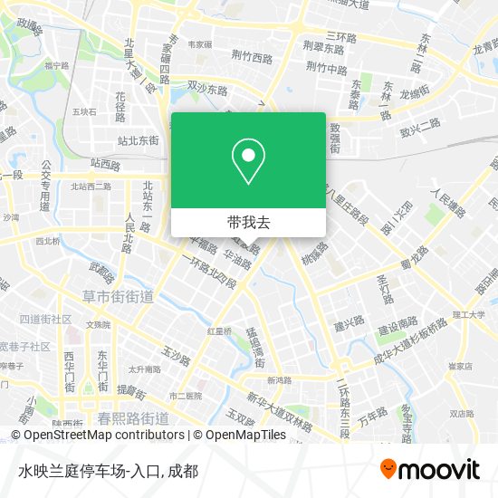 水映兰庭停车场-入口地图