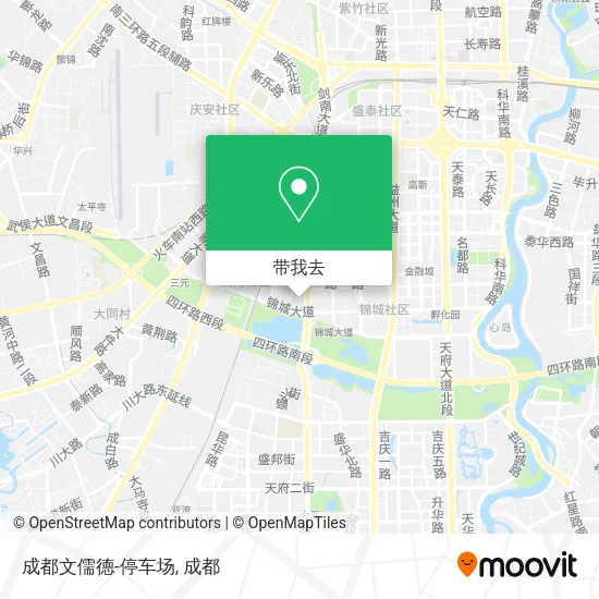 成都文儒德-停车场地图