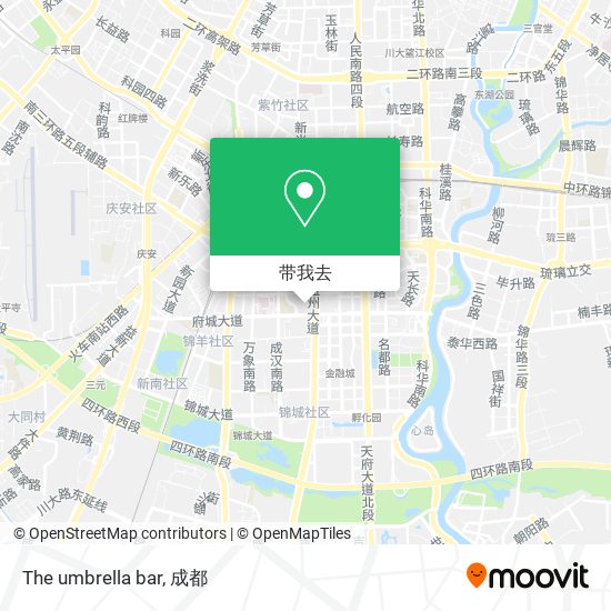 The umbrella bar地图