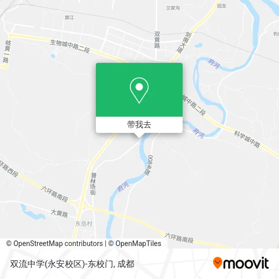 双流中学(永安校区)-东校门地图