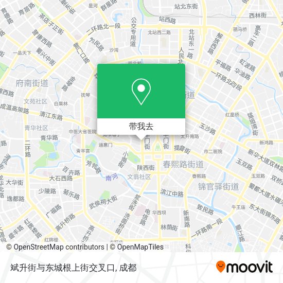 斌升街与东城根上街交叉口地图