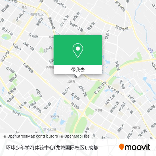 环球少年学习体验中心(龙城国际校区)地图