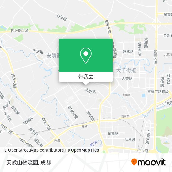 天成山物流园地图