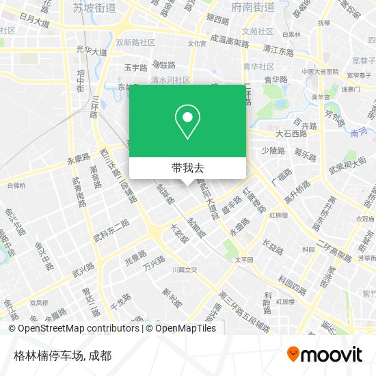 格林楠停车场地图