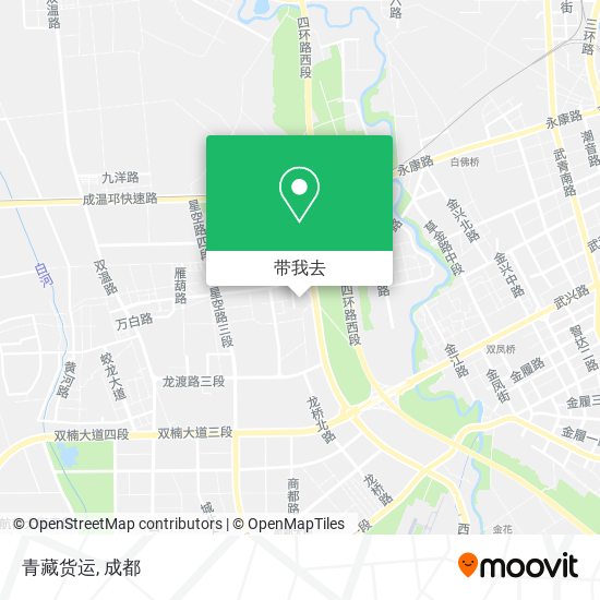 青藏货运地图