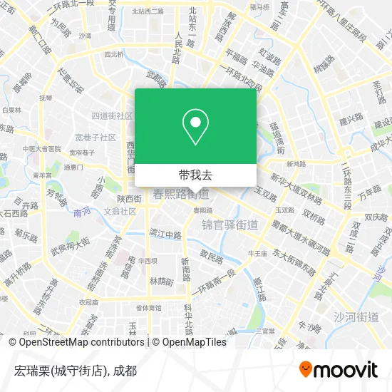 宏瑞栗(城守街店)地图