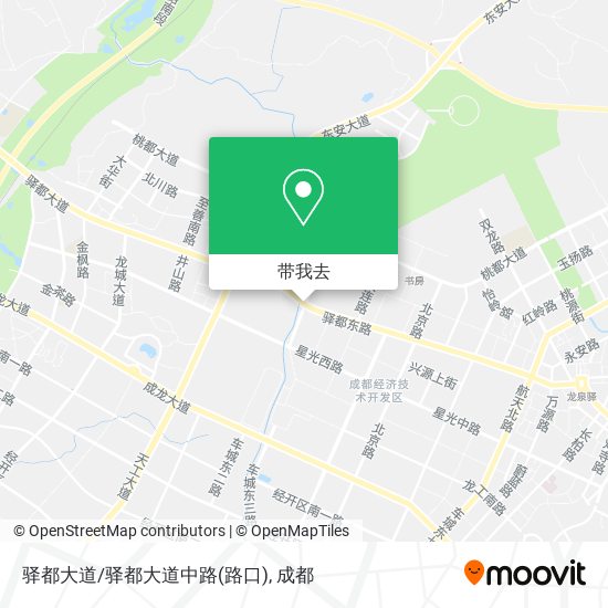 驿都大道/驿都大道中路(路口)地图