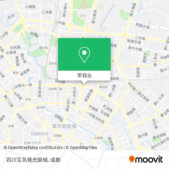 四川宝岛视光眼镜地图