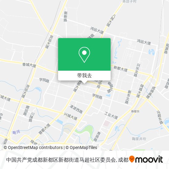 中国共产党成都新都区新都街道马超社区委员会地图