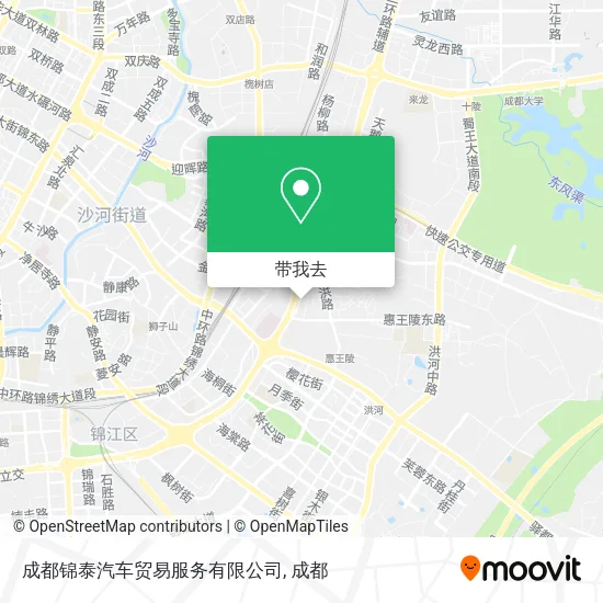成都锦泰汽车贸易服务有限公司地图