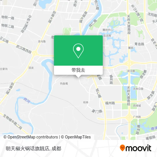 朝天椒火锅话旗靓店地图