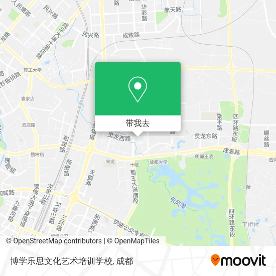 博学乐思文化艺术培训学校地图