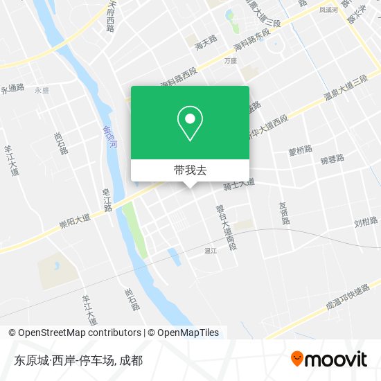东原城·西岸-停车场地图