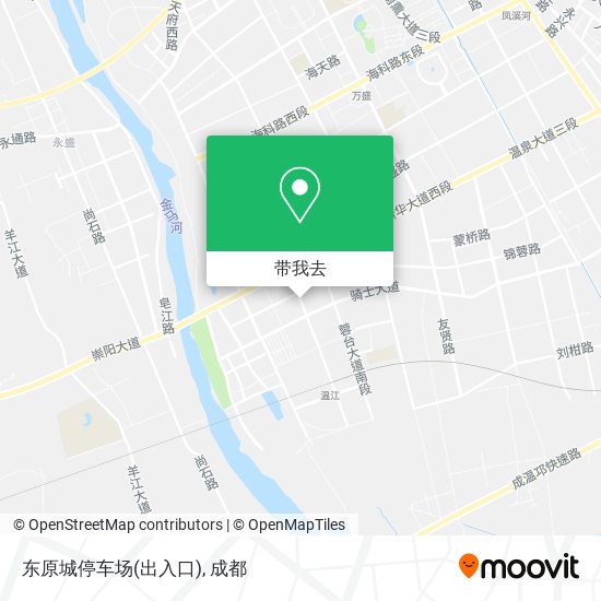 东原城停车场(出入口)地图