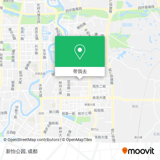 新怡公园地图