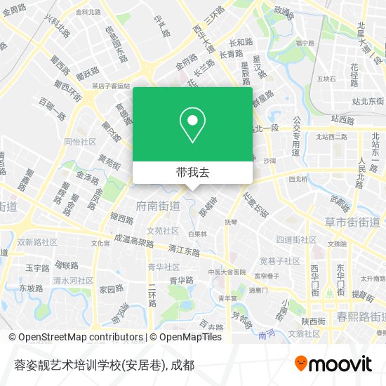 蓉姿靓艺术培训学校(安居巷)地图