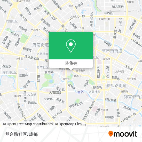 琴台路社区地图