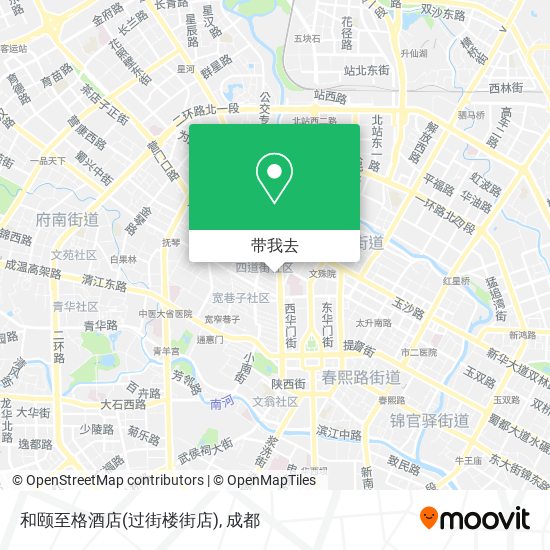 和颐至格酒店(过街楼街店)地图