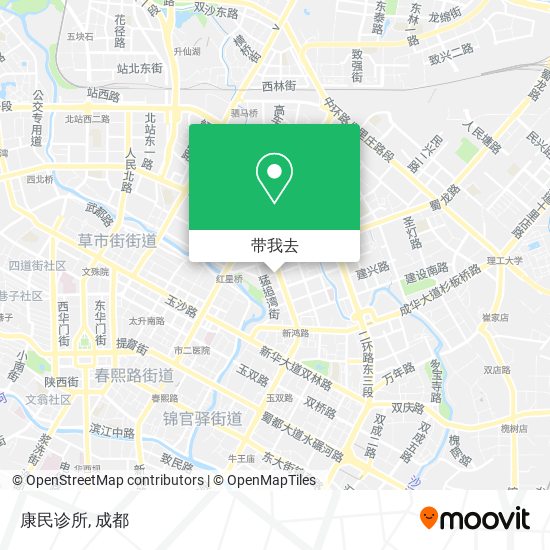 康民诊所地图