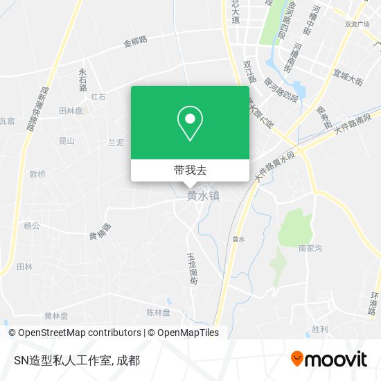 SN造型私人工作室地图