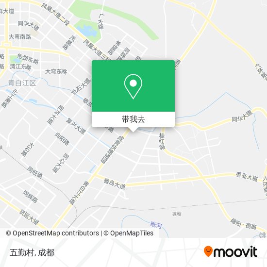 五勤村地图