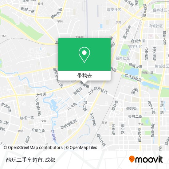 酷玩二手车超市地图